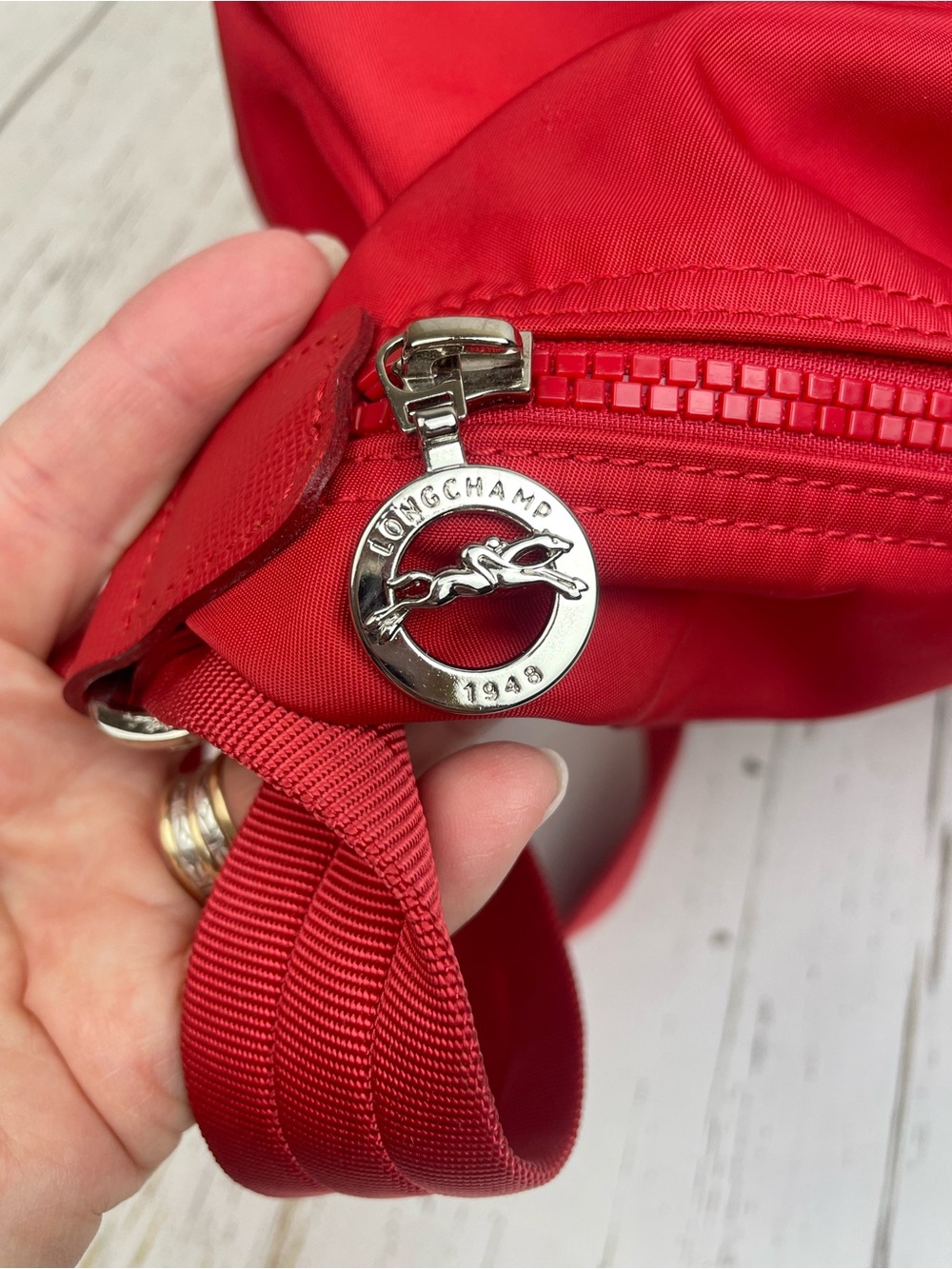 Longchamp‎ Le Pliage Original Nylon Crossbody/Shoulder Bag - Picture 7 of 16
